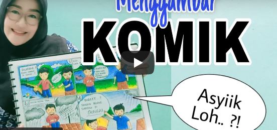 Cara Menggambar Komik. By Ratih Pratiwi. Ternyata Asyiiik Bangaet loh..!! Buruan Dicoba ya !?